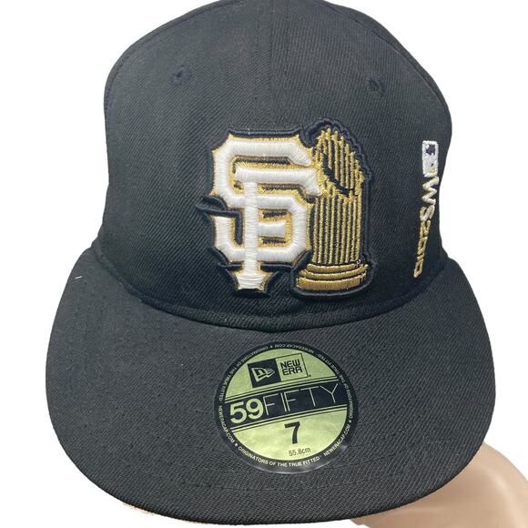 San Francisco Giants Baseball Hat Mens 7 2010 World Series Wool Blend New